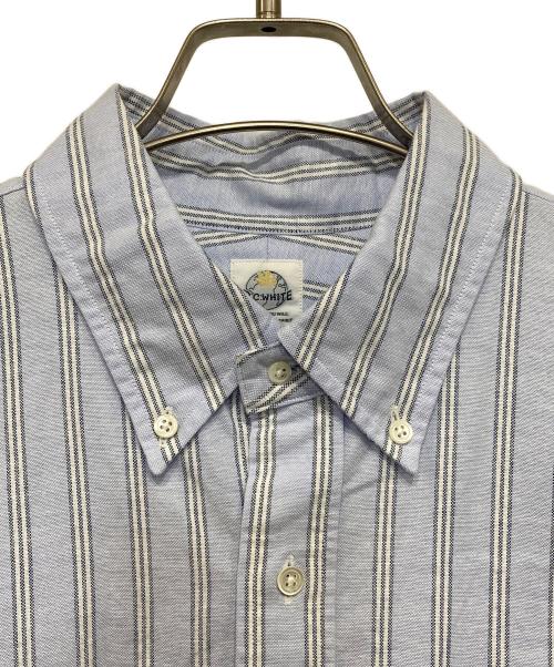 D.C WHITE（ディーシーホワイト）D.C WHITE (ディーシーホワイト) B.D SHIRT VINTAGE OXFORD ボタンダウンシャツ ブルー サイズ:Lの古着・服飾アイテム