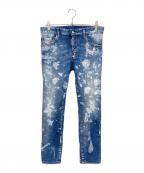 DSQUARED2ディースクエアード）の古着「ボタンフライデニムパンツ」｜インディゴ