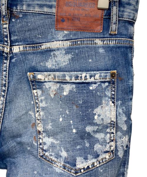 DSQUARED2（ディースクエアード）DSQUARED2 (ディースクエアード) ボタンフライデニムパンツ インディゴ サイズ:46の古着・服飾アイテム