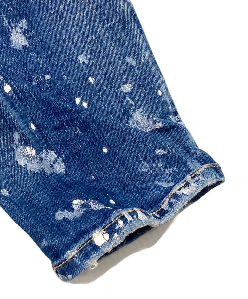 DSQUARED2（ディースクエアード）DSQUARED2 (ディースクエアード) ボタンフライデニムパンツ インディゴ サイズ:46の古着・服飾アイテム