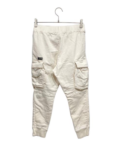 DSQUARED2（ディースクエアード）DSQUARED2 (ディースクエアード) スウェットカーゴパンツ ベージュ サイズ:XSの古着・服飾アイテム