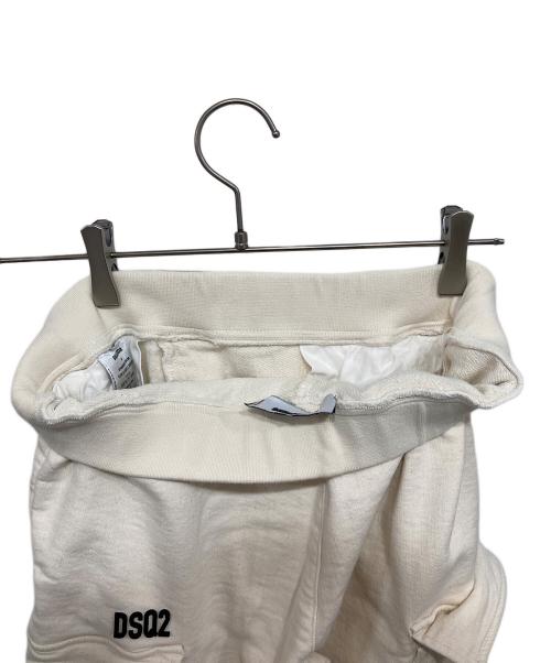 DSQUARED2（ディースクエアード）DSQUARED2 (ディースクエアード) スウェットカーゴパンツ ベージュ サイズ:XSの古着・服飾アイテム