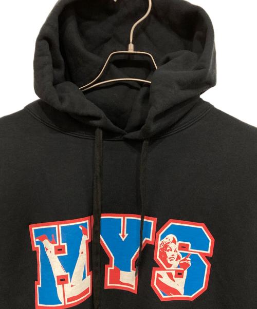 Hysteric Glamour（ヒステリックグラマー）Hysteric Glamour (ヒステリックグラマー) HYS VARSITY パーカー ブラック サイズ:Lの古着・服飾アイテム