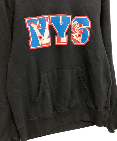 Hysteric Glamour（ヒステリックグラマー）Hysteric Glamour (ヒステリックグラマー) HYS VARSITY パーカー ブラック サイズ:Lの古着・服飾アイテム