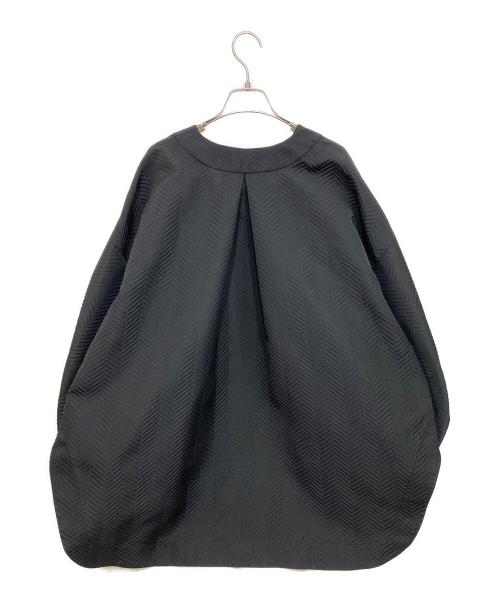 LE PHIL（ル フィル）LE PHIL (ル フィル) 23SS ヘリンボン ジャガード ジャケット ブラック サイズ:1の古着・服飾アイテム