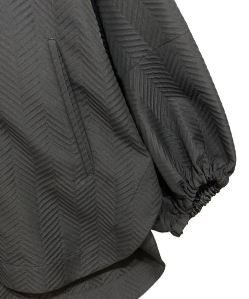 LE PHIL（ル フィル）LE PHIL (ル フィル) 23SS ヘリンボン ジャガード ジャケット ブラック サイズ:1の古着・服飾アイテム