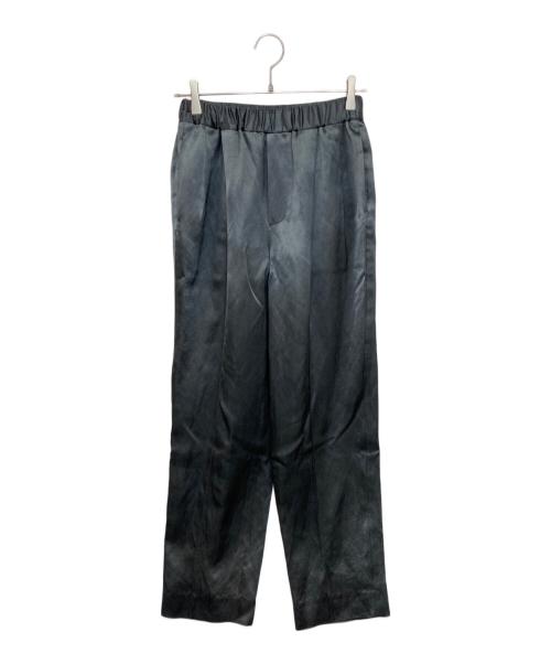 OHGA（オオガ）OHGA (オオガ) サテンパンツ ブラック サイズ:Sの古着・服飾アイテム