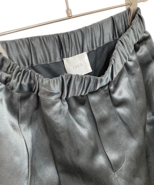 OHGA（オオガ）OHGA (オオガ) サテンパンツ ブラック サイズ:Sの古着・服飾アイテム