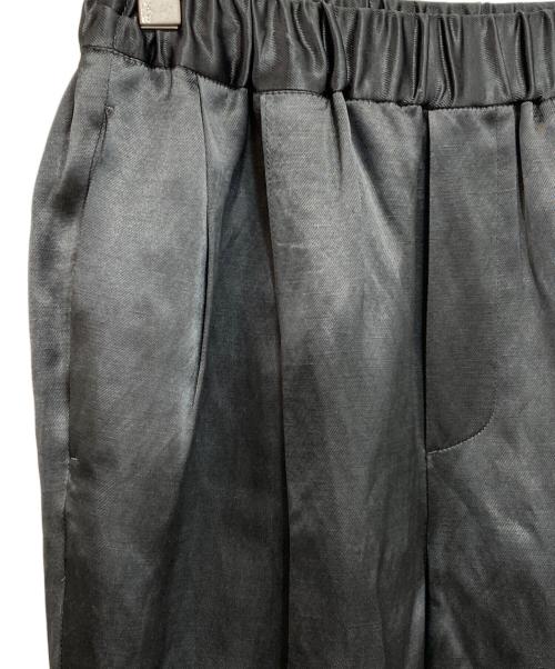 OHGA（オオガ）OHGA (オオガ) サテンパンツ ブラック サイズ:Sの古着・服飾アイテム