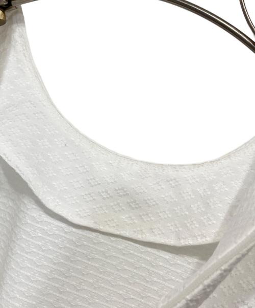 OHGA（オオガ）OHGA (オオガ) パターンブラウス ホワイト サイズ:Fの古着・服飾アイテム
