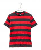 NUMBER (N)INEナンバーナイン）の古着「カート期 ボーダーTシャツ」｜レッド