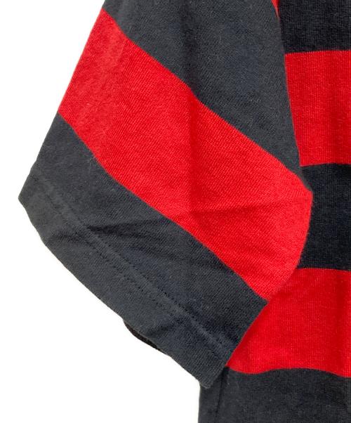 NUMBER (N)INE（ナンバーナイン）NUMBER (N)INE (ナンバーナイン) カート期 ボーダーTシャツ レッド サイズ:2の古着・服飾アイテム