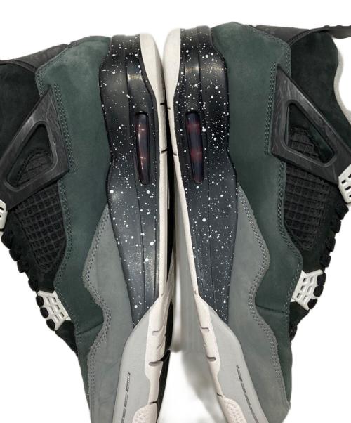 NIKE（ナイキ）NIKE (ナイキ) AIR JORDAN 4 RETRO ローカットスニーカー BLACK/WHITE-ANTHRACI サイズ:28の古着・服飾アイテム