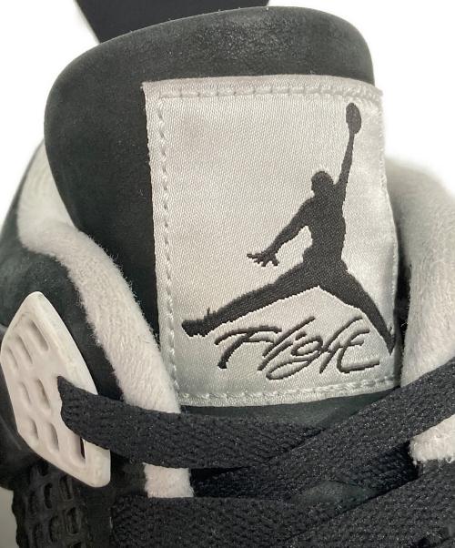 NIKE（ナイキ）NIKE (ナイキ) AIR JORDAN 4 RETRO ローカットスニーカー BLACK/WHITE-ANTHRACI サイズ:28の古着・服飾アイテム