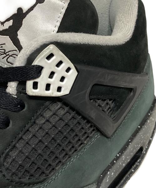 NIKE（ナイキ）NIKE (ナイキ) AIR JORDAN 4 RETRO ローカットスニーカー BLACK/WHITE-ANTHRACI サイズ:28の古着・服飾アイテム