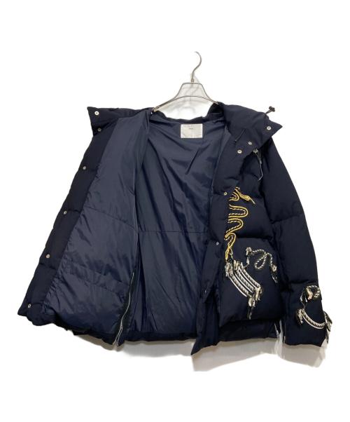 TOGA VIRILIS（トーガ ビリリース）TOGA VIRILIS (トーガ ビリリース) 20AW エンブロイダリーダウンジャケット ネイビー サイズ:46の古着・服飾アイテム