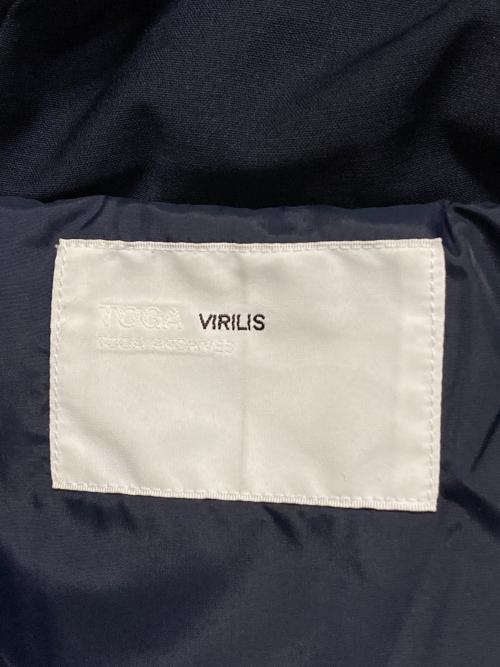 TOGA VIRILIS（トーガ ビリリース）TOGA VIRILIS (トーガ ビリリース) 20AW エンブロイダリーダウンジャケット ネイビー サイズ:46の古着・服飾アイテム