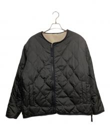 TAION（タイオン）の古着「ミリタリー リバーシブル クルーネック ダウンジャケット」｜ブラック