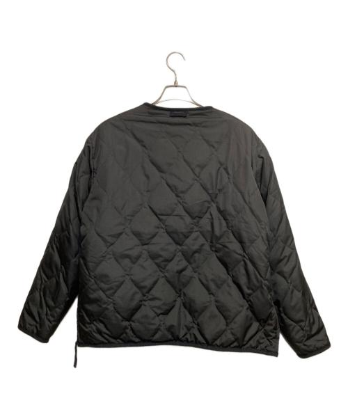 TAION（タイオン）TAION (タイオン) ミリタリー リバーシブル クルーネック ダウンジャケット ブラック サイズ:Lの古着・服飾アイテム