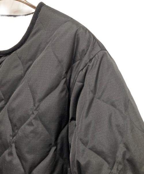 TAION（タイオン）TAION (タイオン) ミリタリー リバーシブル クルーネック ダウンジャケット ブラック サイズ:Lの古着・服飾アイテム