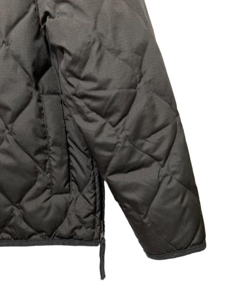 TAION（タイオン）TAION (タイオン) ミリタリー リバーシブル クルーネック ダウンジャケット ブラック サイズ:Lの古着・服飾アイテム