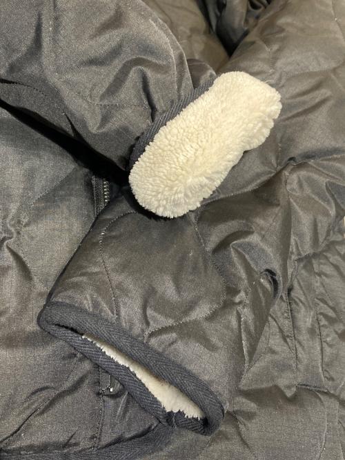 TAION（タイオン）TAION (タイオン) ミリタリー リバーシブル クルーネック ダウンジャケット ブラック サイズ:Lの古着・服飾アイテム