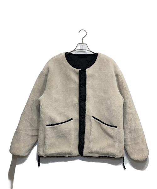 TAION（タイオン）TAION (タイオン) ミリタリー リバーシブル クルーネック ダウンジャケット ブラック サイズ:Lの古着・服飾アイテム