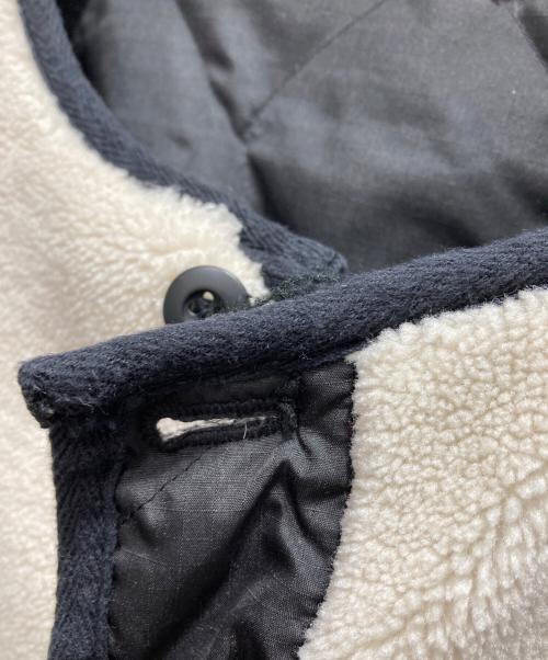 TAION（タイオン）TAION (タイオン) ミリタリー リバーシブル クルーネック ダウンジャケット ブラック サイズ:Lの古着・服飾アイテム