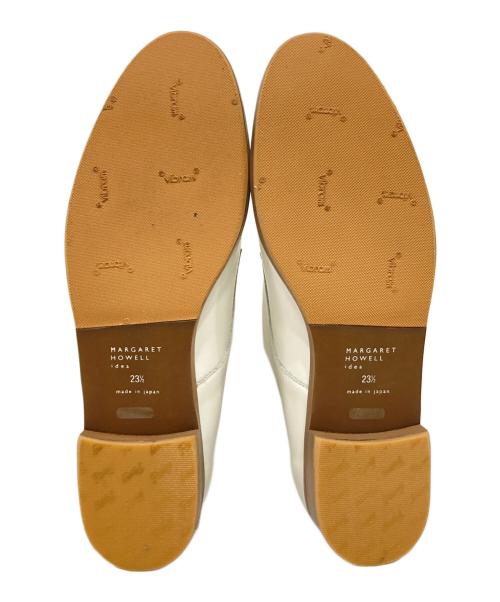 MARGARET HOWELL idea（マーガレット ハウエル アイディア）MARGARET HOWELL idea (マーガレット ハウエル アイディア) ダブルモンクシューズ ホワイト サイズ:23 1/2の古着・服飾アイテム