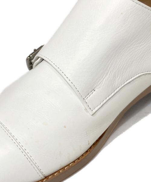 MARGARET HOWELL idea（マーガレット ハウエル アイディア）MARGARET HOWELL idea (マーガレット ハウエル アイディア) ダブルモンクシューズ ホワイト サイズ:23 1/2の古着・服飾アイテム