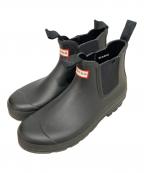 HUNTERハンター）の古着「サイドゴアレインブーツ」｜ブラック