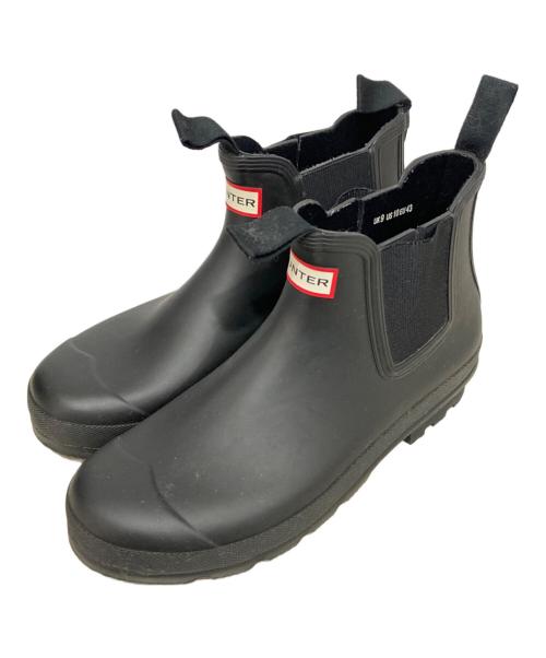 HUNTER（ハンター）HUNTER (ハンター) サイドゴアレインブーツ ブラック サイズ:US10の古着・服飾アイテム