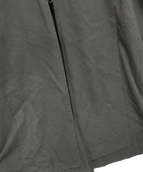 GROUND Y（グラウンドワイ）GROUND Y (グラウンドワイ) コットンロングフーディーカーディガン ブラック サイズ:3の古着・服飾アイテム