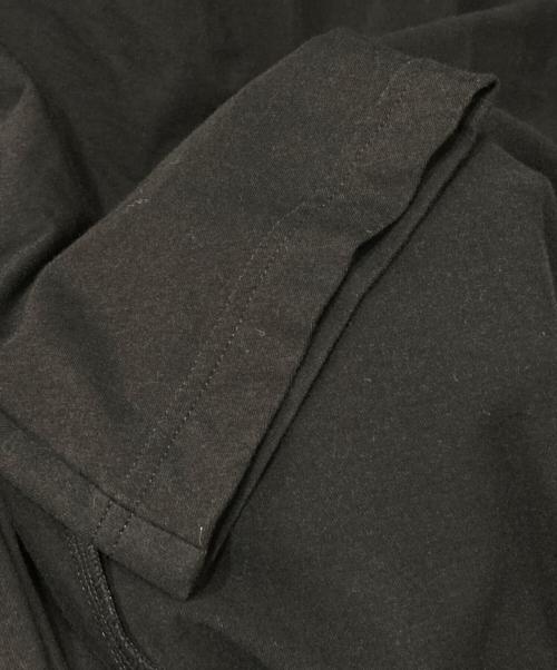 GROUND Y（グラウンドワイ）GROUND Y (グラウンドワイ) コットンロングフーディーカーディガン ブラック サイズ:3の古着・服飾アイテム