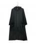 GROUND Y（グラウンドワイ）の古着「コットンロングフーディーカーディガン」｜ブラック