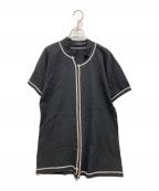 LIMI feuリミフゥ）の古着「20SS ステッチデザインコットンオーバーサイズTシャツ」｜ブラック