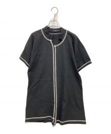 LIMI feu（リミフゥ）の古着「20SS ステッチデザインコットンオーバーサイズTシャツ」｜ブラック