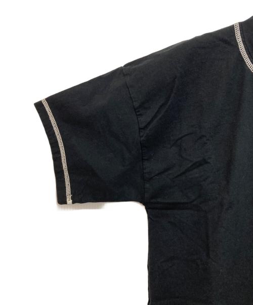 LIMI feu（リミフゥ）LIMI feu (リミフゥ) 20SS ステッチデザインコットンオーバーサイズTシャツ ブラック サイズ:Sの古着・服飾アイテム