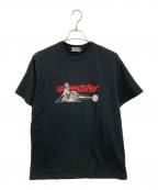 Hysteric Glamourヒステリックグラマー）の古着「SPEEDSTER プリントTシャツ」｜ブラック