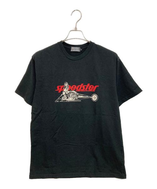 Hysteric Glamour（ヒステリックグラマー）Hysteric Glamour (ヒステリックグラマー) SPEEDSTER プリントTシャツ ブラック サイズ:Lの古着・服飾アイテム