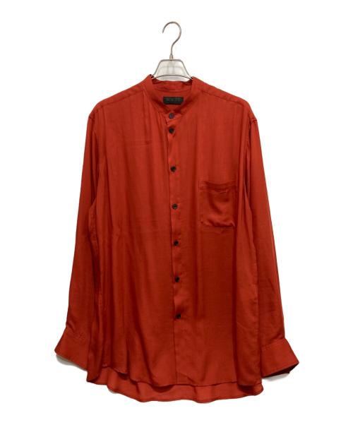 s'yte（サイト）s'yte (サイト) ビエラスタンドカラーシャツ ブラウン サイズ:4の古着・服飾アイテム
