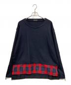 s'yteサイト）の古着「Beaver Check Bondage Muslin Shirt」｜ネイビー