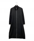 GROUND Yグラウンドワイ）の古着「Rib long shirt dress」｜ブラック