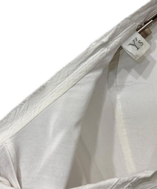 Y's（ワイズ）Y's (ワイズ) カットオフデザインシャツ ホワイト サイズ:1の古着・服飾アイテム