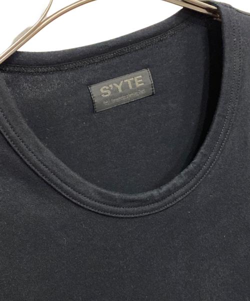 s'yte（サイト）s'yte (サイト) ハーフレイヤードTシャツ ブラック サイズ:3の古着・服飾アイテム