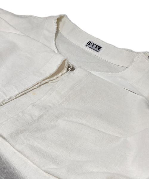 s'yte（サイト）s'yte (サイト) 21SS Sheeting Bondage Muslin Shirt ホワイト サイズ:3の古着・服飾アイテム