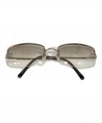 CHANELシャネル）の古着「オールド ココマーク リムレスアイウェア」｜シルバー