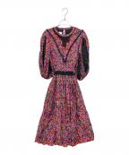 Dianne Friesダイアンフレイス）の古着「ヴィンテージ総柄ワンピース」｜マルチカラー
