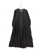 TSUHARU by samansa Mos2ツハル バイ サマンサモスモス）の古着「リバーレースワンピース」｜ブラック