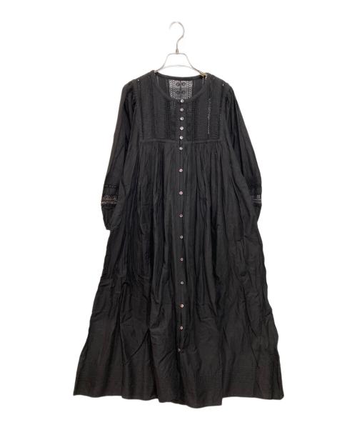 TSUHARU by samansa Mos2（ツハル バイ サマンサモスモス）TSUHARU by Samansa Mos2 (ツハル バイ サマンサモスモス) リバーレースワンピース ブラック サイズ:Fの古着・服飾アイテム